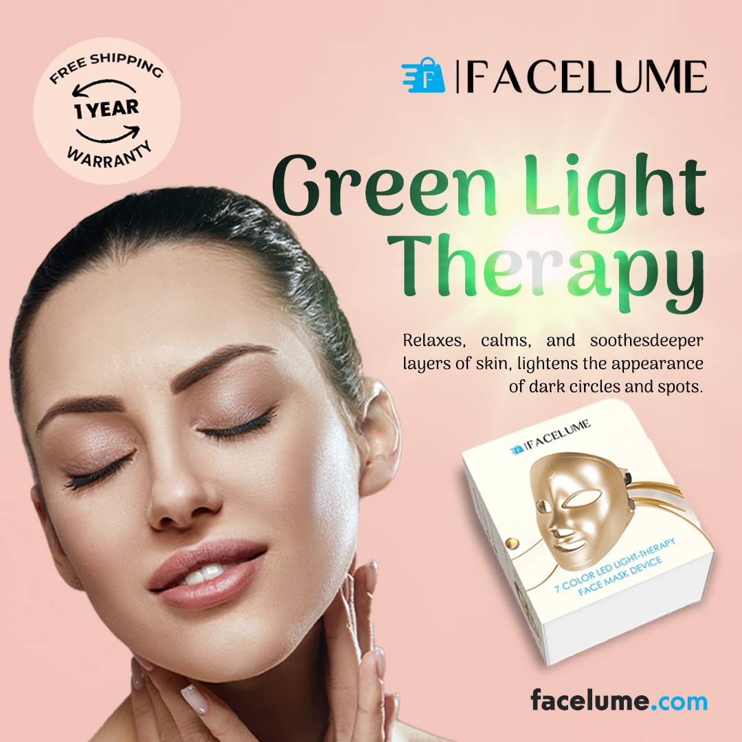 7 Light LED Light Therapy Face Mask.