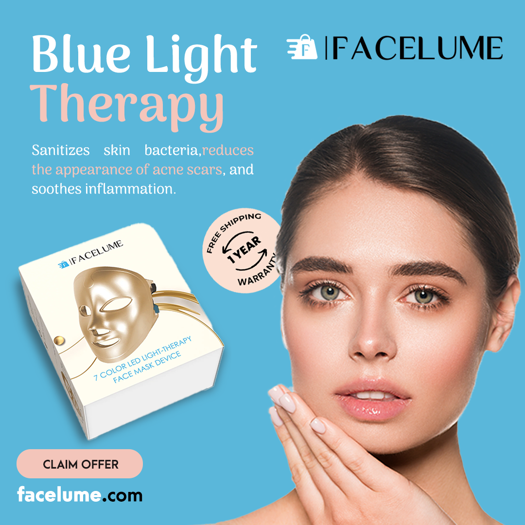 7 Light LED Light Therapy Face Mask.